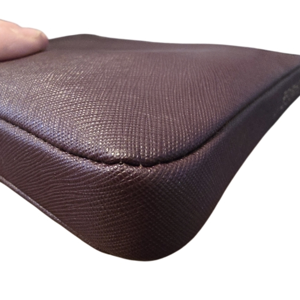 kate spade Plum Saffiano Leather Wristlet Clutch with Gold Hardware - Picture 6 of 10